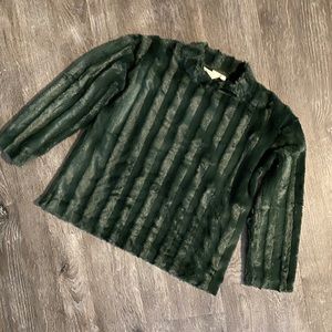 Faux Fur Boxy Sweater
